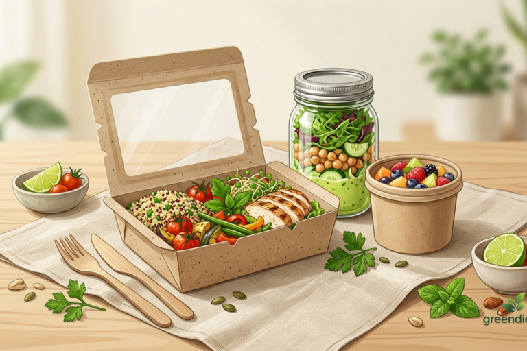 Catering bez plastiku — eko-opakowania w diecie pudełkowej