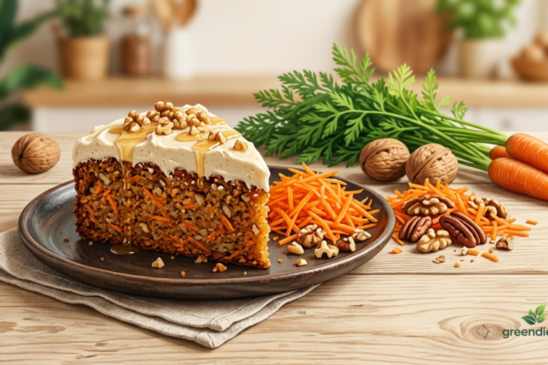 Fit ciasto marchewkowe — przepis bez cukru