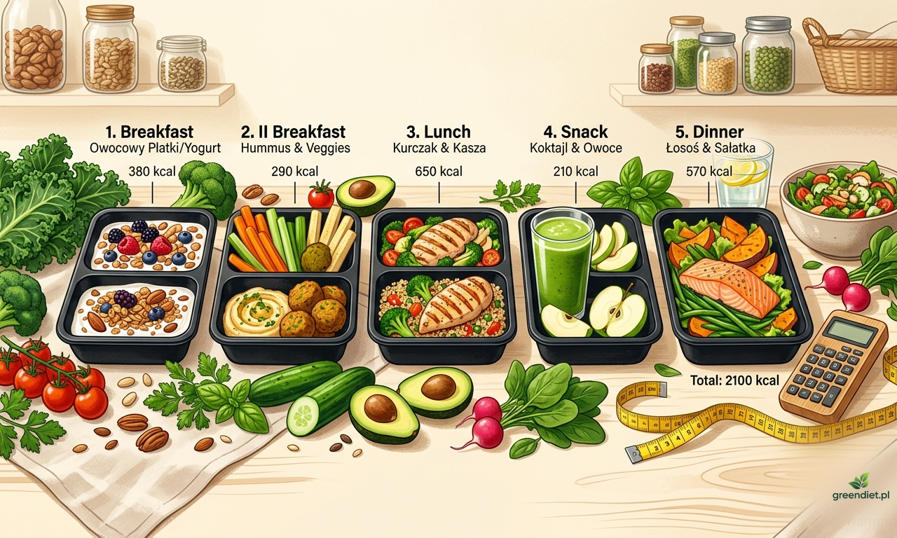 Ile kcal ma dieta pudełkowa i jak dobrać kaloryczność cateringu w 2026