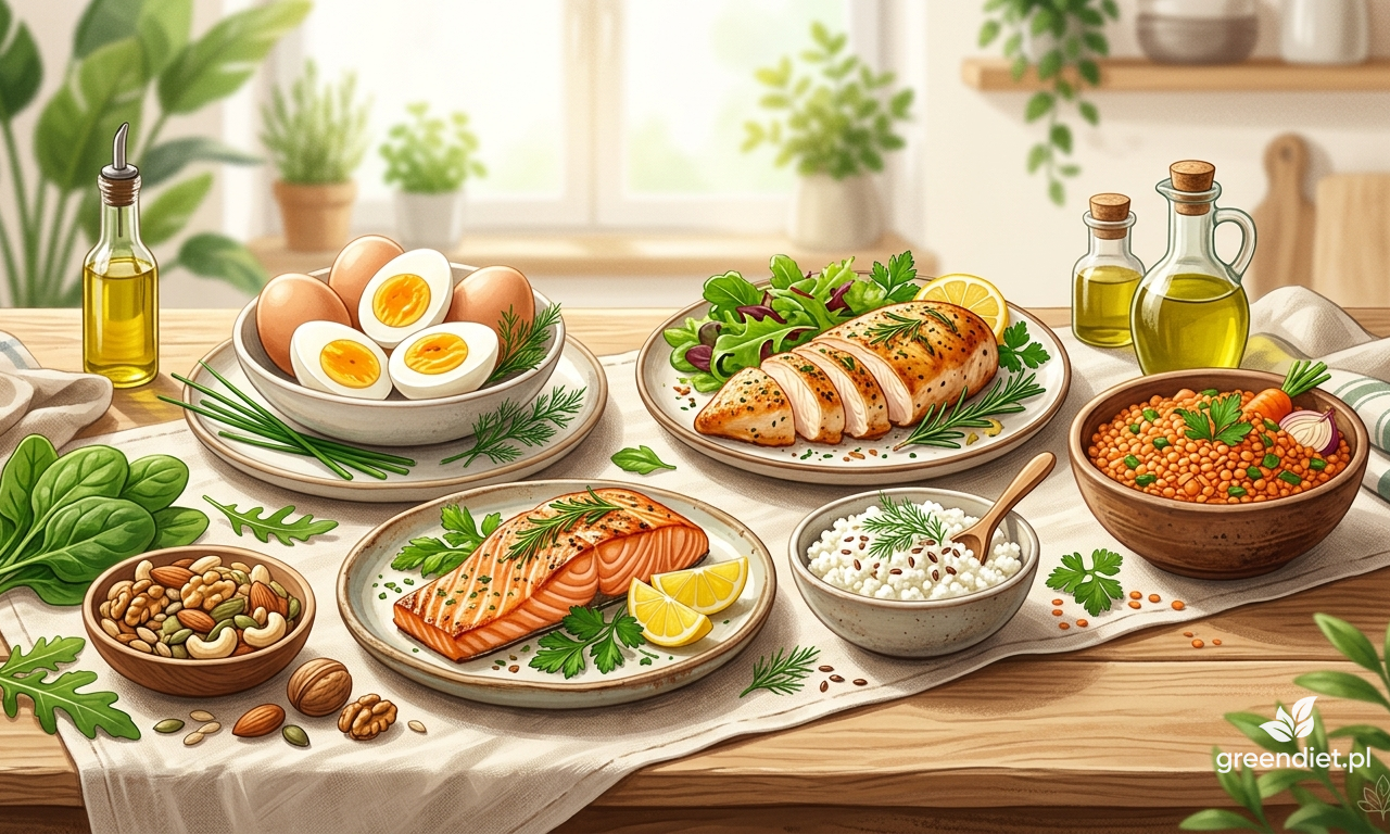 Produkty bogate w białko – pełna lista