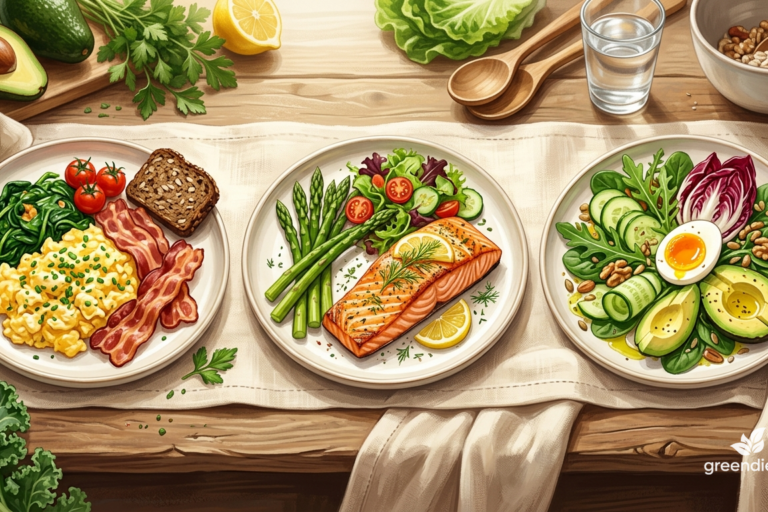Przepisy keto na śniadanie, obiad i kolację